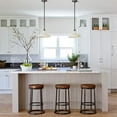 thumbnail image 5 of Benzara Urban Port Chic Circular Top Jaden Counter Stool, 5 of 5
