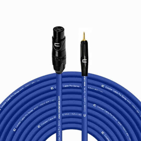 Coluber Cable Unbalanced XLR Female Cable to 3.5 TS Male - 3-Pin Connector