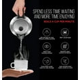 thumbnail image 5 of Chefman Rapid Boil 1.7L Electric Kettle w/ Swivel Base, Auto Shut Off - Stainless Steel, 5 of 9