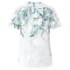thumbnail image 4 of Fiudx Ofertas Flash Del Día Solo En Línea Mujer Estampado Cuello Redondo Encaje Ahuecado Manga Corta Pulóver Blusa Camiseta Tops, 4 of 5