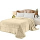thumbnail image 1 of Cobertor Ligero Liso MELOCOTTON HOGAR Matrimonial Hotelero Beige, 1 of 5