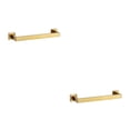 thumbnail image 2 of stanreset 1/2/3/5 Bathroom Hardware Set Stainless Steel Towel Bar Ring Paper Holder Multifunction Robe Hook Modern Style Rack Kit Gold bar 2PCS, 2 of 6