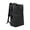 Black Color, variant on Spacious Bucket Travel Backpack for Outdoor Adventures Canvas Fabric Versatile Carrying Ways Unique Design