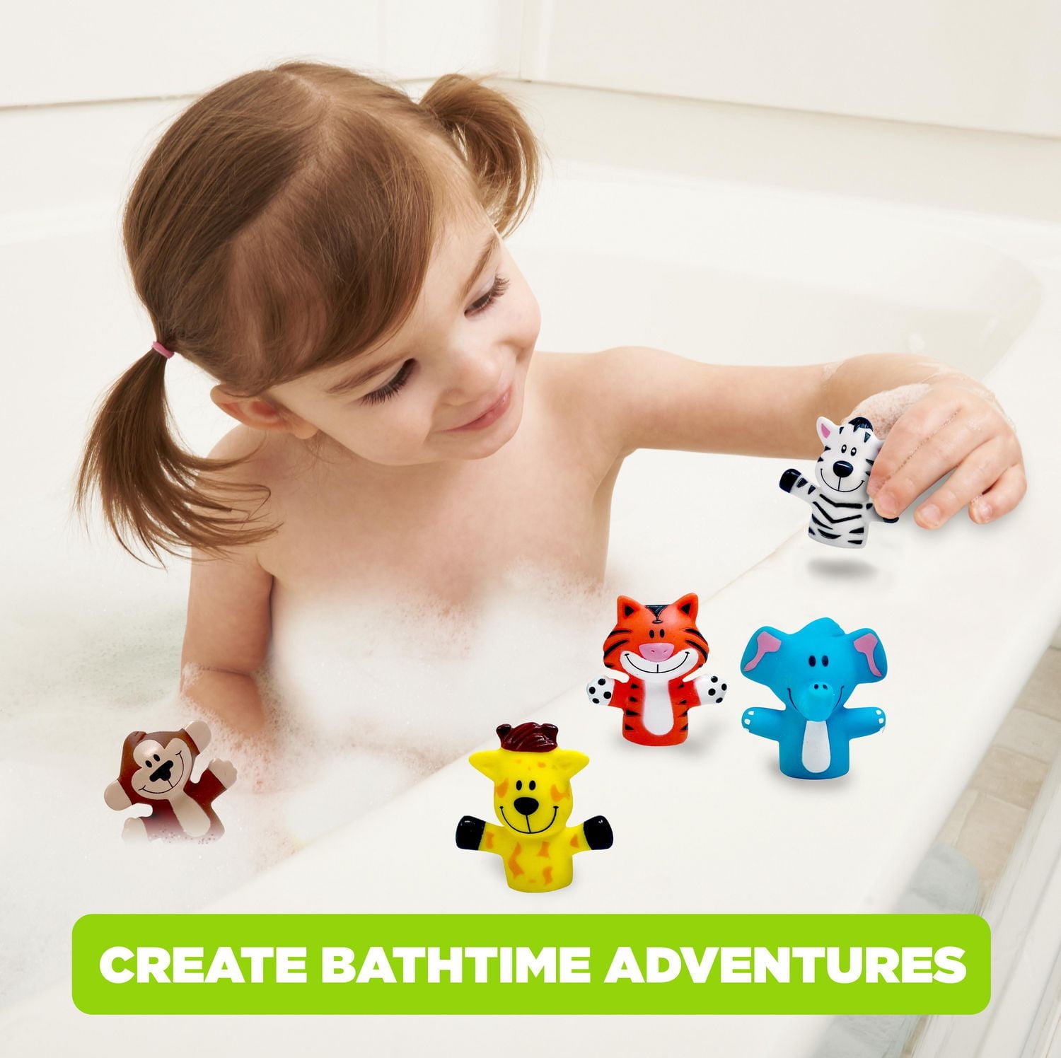 Playtex 5 pièces marionnettes à doigts Marionnettes de bain 5 pièces