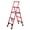 Red 4, variant on Koiauber Aluminum Telescoping Ladder,4 Step Ladder,Herringbone Design Ladder for Home Indoor Use,330lbs Load Capacity