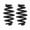 Matte Black, variant on LAZIOEGR 1 Pair 3 inches / 7.62 cm Steel Solo Seat Barrel Springs For Chopper Bobber Motorcycle Heavy Duty Replacement Modification Part In Chrome Finish