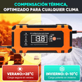 thumbnail image 5 of Cargador Rápido Inteligente Batería De Coche/moto 12v 10a Belug, Naranja Negro, 5 of 5