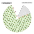 thumbnail image 2 of Picia Green Avocado Print Christmas Tree Skirt , Christmas Tree Skirt Ornaments for Merry Christmas Holiday Party Decorations Indoor Outdoor-36", 2 of 7