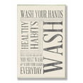 thumbnail image 2 of Stupell Industries Wash Your Hands Bathroom Wall Plaque Art, 2 of 6