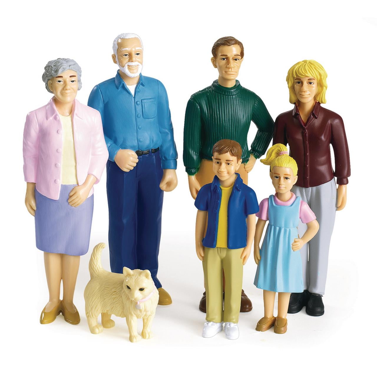 Excellerations Educational Multicultural Pretend Play Figurine Family