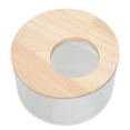 thumbnail image 3 of Hamster Sand Bathtub Small Round Shaped Pet Sand Box Transparent Acrylic Sand BathroomS, 3 of 9
