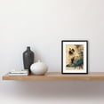 thumbnail image 2 of Ragdoll Cat with Floral Patterns Watercolour Illustration Artwork Framed Wall Art Print 9X7 Inch, 2 of 5