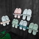 thumbnail image 5 of Ounissouiy Estante 3 en 1 para almacenamiento de zapatillas, colgador de zapatos, colgador de baño plegable multifuncional, estante de inodoro Almacenamiento y organización del hogar Gris, 5 of 6