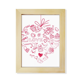 thumbnail image 1 of El dia de San Valentin corazon rojo en forma de angel Escritorio de madera Arte Pintura 6x8 pulgadas marco de foto foto, 1 of 4