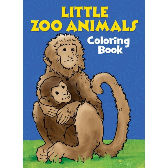 Pre-Owned Little Zoo Animals Coloring Book (Paperback) 0486264033 9780486264035