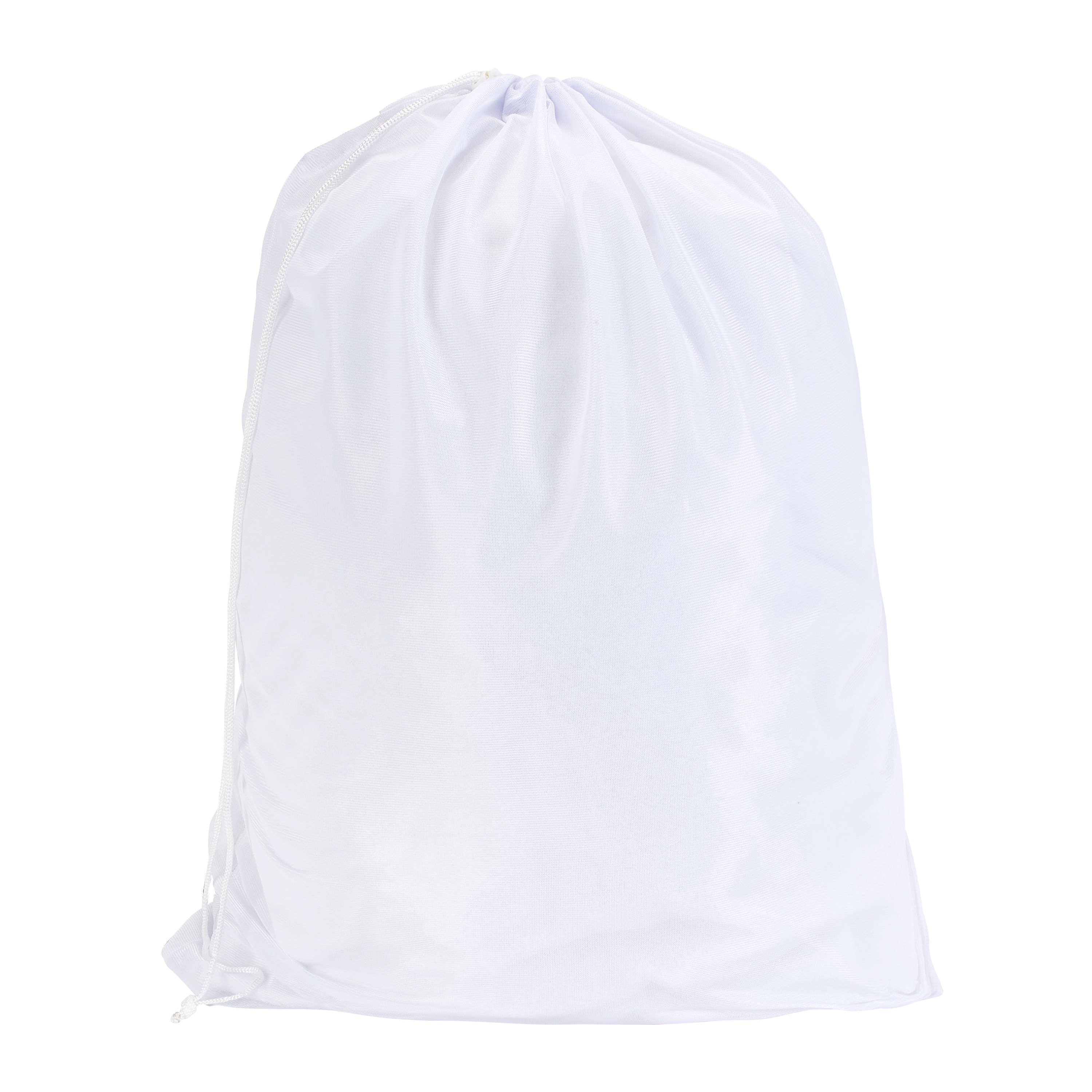 Laundry 360 2 Pack Sanitized Mesh Laundry Wash Bag, White, 36" x 24" x 7"