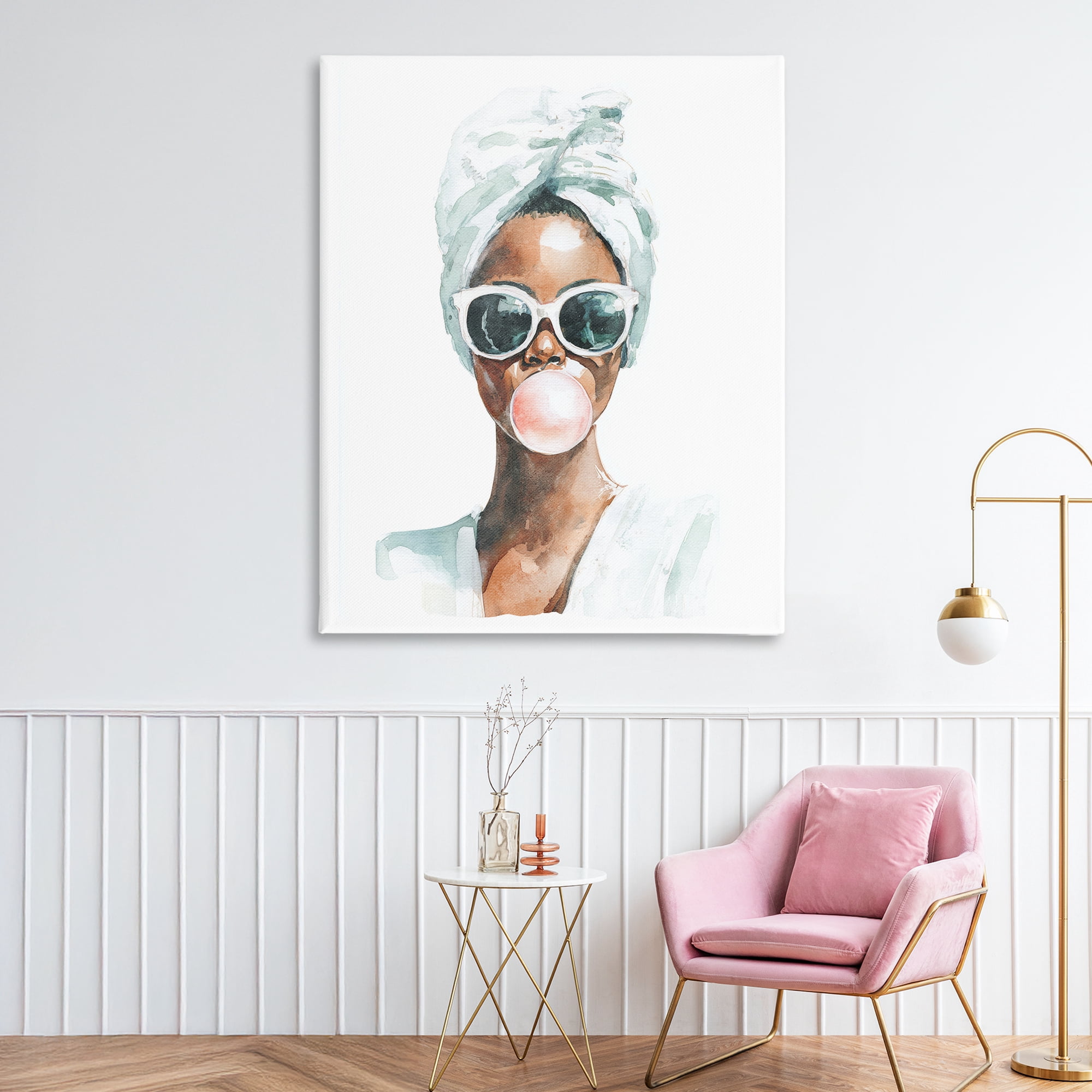 Stupell Industries Bubble Reverie Female Canvas Wall Art, design by Svetlana Aleynikova