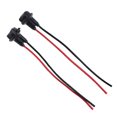 thumbnail image 4 of 2Pcs Car Lamp Bulb Socket Holder Base T10 Connector Lamp Cable Wire for Car Truck Easy to Install, 4 of 4