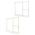 thumbnail image 2 of Shisuyan 2 pcs Doll Garment Rack Doll Clothes Display Rack Mini Doll Dress Rack Metal Doll Coat Rack, 2 of 9