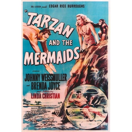 Tarzan and the Mermaids POSTER (27x40) (1948)