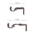thumbnail image 4 of Better Homes & Gardens Bronze 3/4" to1" Dia. Adjustable Curtain Rod Brackets (2 Count), 4 of 6