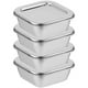 thumbnail image 1 of Contenedores de alimentos de acero inoxidable, cajas de muestra de alimentos, contenedores de almacenamiento de alimentos para cantina escolar, 4 Uds., 1 of 4