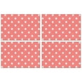 thumbnail image 1 of Red Gingham Placemat Red Gingham Colored Table Mat Kitchen Table Mats for Tea Parties Dinner Table Setting Decorations-Star 4 Piece, 1 of 7