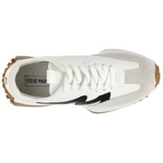Steve Madden Campo sneakers for Women, Platform Casual shoes with Lace Up Closure and Synthetic Leather Low Top Design