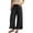 Black, variant on Womens Summer Fashion Essentials Clothes Linen Barrel Pants for Women Straight Leg Wide Leg Pant High Waisted Trousers Casual Pants for Women