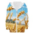 thumbnail image 5 of Bovemsi Sweatshirt for Women Women's Fashion Casual Letter Print Hooded With Zipper Zip Up Hoodie, 5 of 7