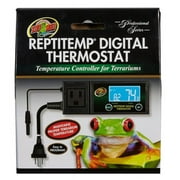 Zoo Med Laboratories Reptitemp Digital Thermostat Temperature Controller for Terrariums