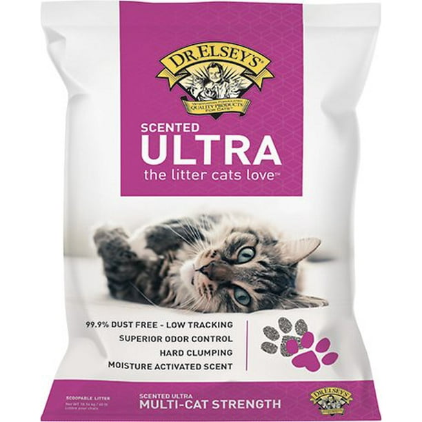 Dr. Elsey's Precious Cat Ultra Scented Clumping Clay Cat Litter, 40lb