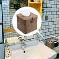 thumbnail image 4 of LQCrafK Seagrass Square Tissue Box Cover – Woven Decorative Tissue Holder for Bathroom, Home, or Office (5.51" Cube), 4 of 7