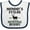 White and Navy, variant on Inktastic Mommy Hunting Buddy Archery Boys or Girls Baby Bib