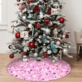 thumbnail image 5 of Sikiie Breast Cancer Awareness2 30-48 inches {designName} Print Christmas Tree Skirt Snowman Xmas Tree Skirt with Edge Christmas Decorations for Holiday Party48", 5 of 7