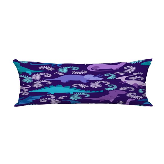 ECZJNT Cartoon dinosaur pattern Pillow Cover Body Pillowcase Pillow Protector 20x60 Inch