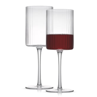 G Francis Modern Wine Glasses - Square Bottom, Tall, Large 16oz, Set of 4 -  Walmart.com