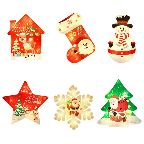Rbaofujie Lights for Bedroom Christmas Window Lights LED Hanging Curtain Light Garland Tree Decoration Outdoor Christmas Decorations