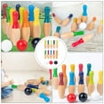 thumbnail image 3 of Homoyoyo 3 X Balls Montessori Toys For Children Educational And Interactive Bowling Game, 3 of 8