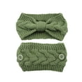 thumbnail image 3 of Headbands For Women! WQQZJJ Headwraps For Women Unisex Hair Accessories Elastic Knitted Thermal Sport Head Hairband Sweet Girls Gifts On Clearance, 3 of 3