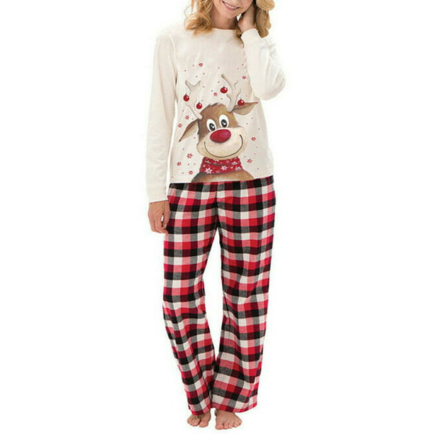 Calsunbaby Family Matching Women Kids Christmas Pyjamas Xmas Pajamas ...