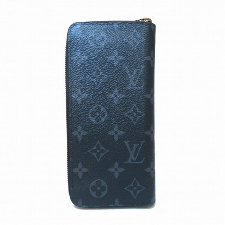 Authenticated Used Louis Vuitton Monogram Eclipse Zippy Wallet