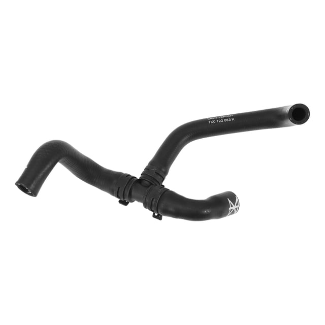 Manguera del radiador Unique Bargains No.1K0122063K Tubería de refrigerante para Volkswagen Golf 2010 Goma Negra Buen Sellado