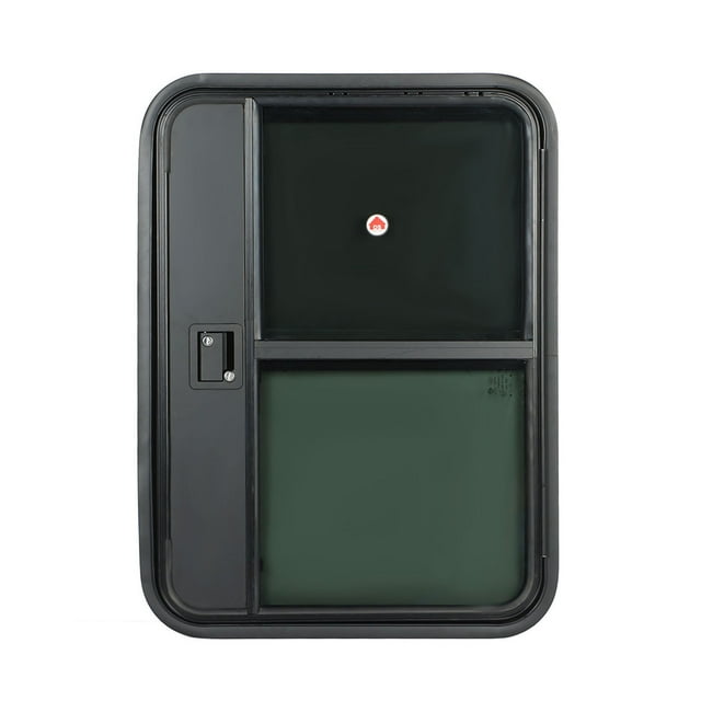Tear Drop Trailer Door, Sliding Window Tempered Glass Rubber Sealing Aluminum Alloy Sound Insulation Door For Replacement