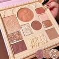 thumbnail image 4 of Relief Angel Eyeshadow Palette - All-in-One Embossed Eye Shadow, Blusher & Highlighter Plate, Long-Lasting Pearlescent Makeup for Dimensional Look, 4 of 8