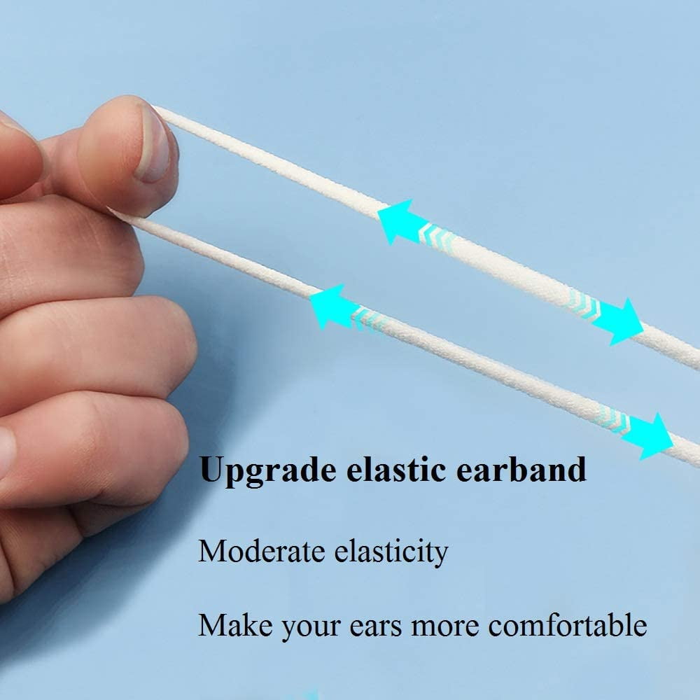 Length: 22 Yards Keyzone 1//8 Inch Elastic Strap String Sewing Band Cord Securing Holder White Soft Earloop Cord Rope Handmade DIY Craft Sewing Stretchy Trim