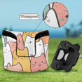 thumbnail image 6 of Haosy Cute Pastel Cats Golf Mallet Putter Cover Strong Magnetic Leather Golf Club Headcover Closure, 6 of 7