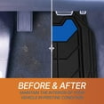thumbnail image 6 of FH Group Universal Fit Bold Geometric Car Floor Mats with Trimmable Design  - Blue Full Set, 6 of 8