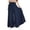 Blue, variant on DuoJiaJ Women's Summer New Loose Large Elastic Waist Wide Leg Pants Large Swing Beach Casual Pants Women's Wide Leg Pants Black XXL