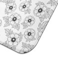 thumbnail image 5 of Pioneer Flower Floral Print Pattern Kitchen Dish Drying Mat 1 Pack, Ultra Absorbent Microfiber Drainer Mat, 16"x18", 5 of 6